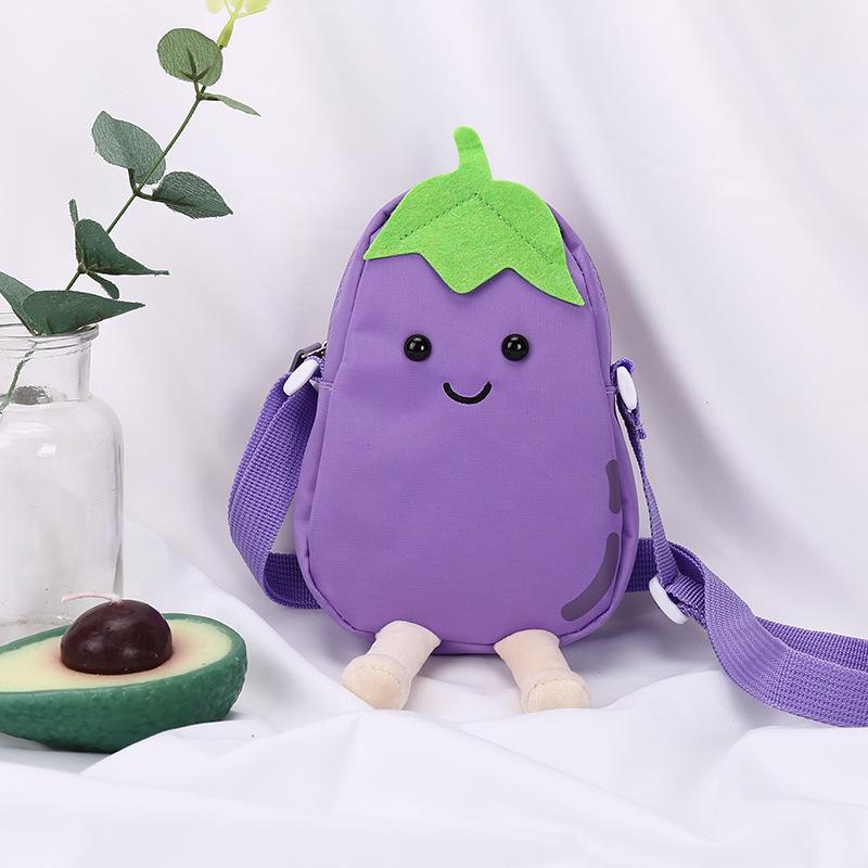 2021 Mới Thời Trang Nữ Thông Điệp Túi Mini Hoạt Hình Dễ Thương Dưa Hấu Nhiều Trái Túi Cô Gái Trẻ Em Đeo Vai Túi Xách Nữ