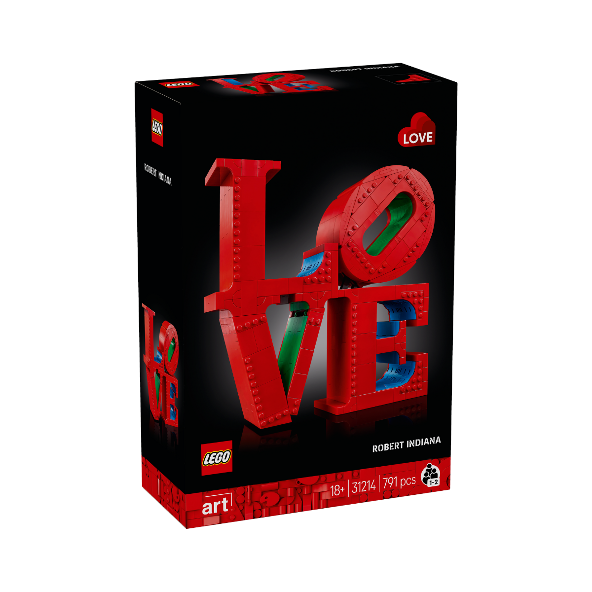 Đồ Chơi Lắp Ráp Mô Hình Chữ LOVE Robert Indiana LEGO ADUTLS 31214 (791 chi tiết)