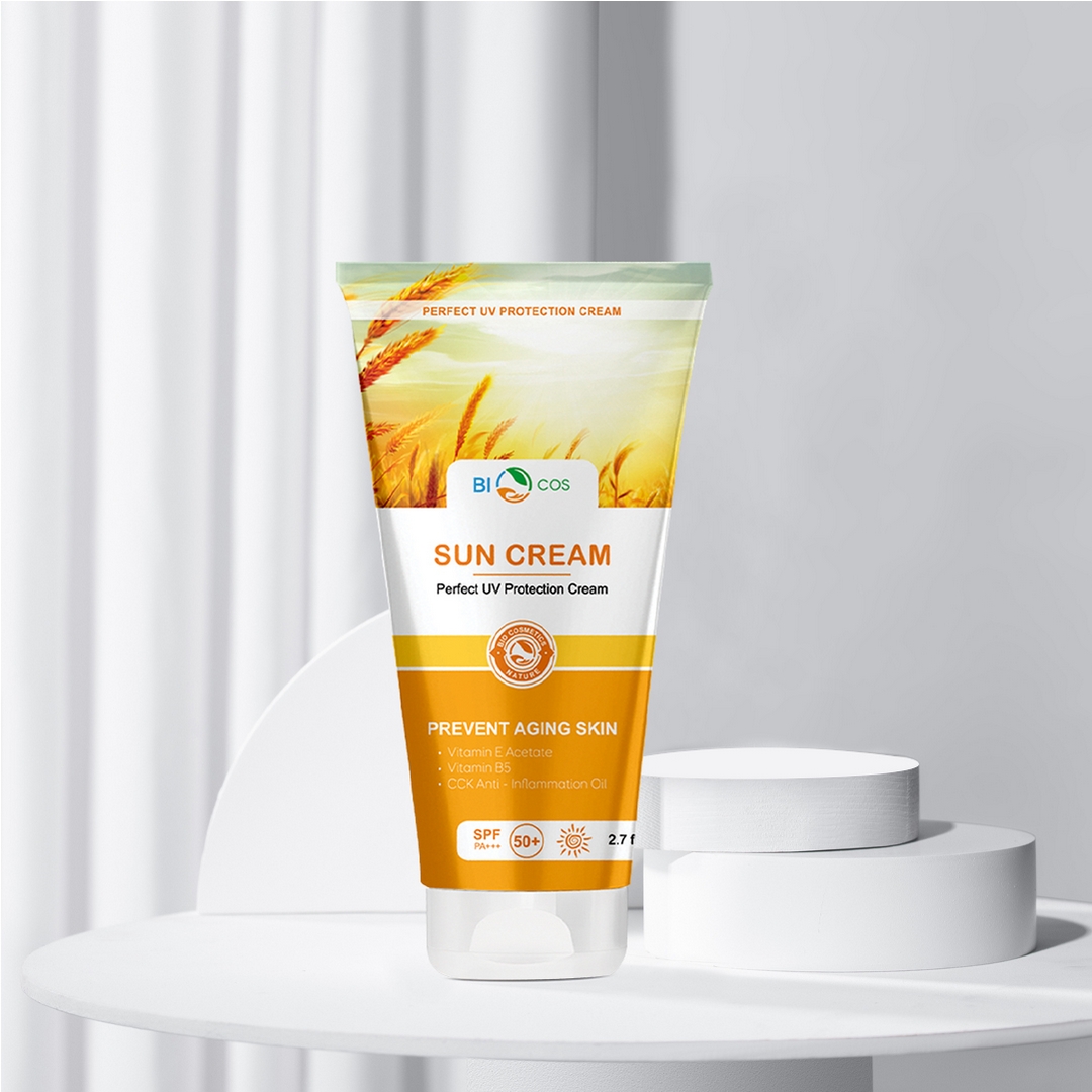 Kem Chống Nắng BioCos Sun Cream 80g - Dưỡng Ẩm, Bảo Vệ Da Toàn Diện