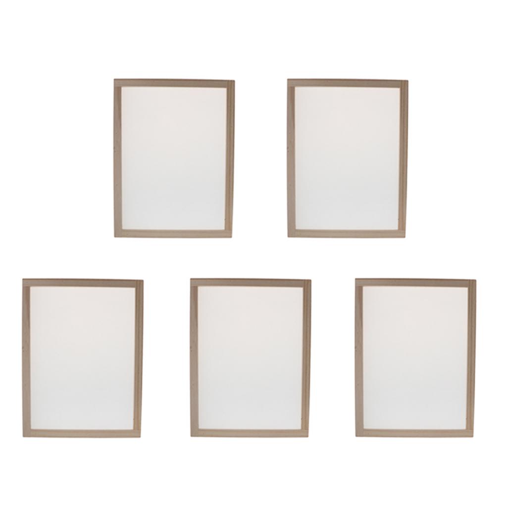 5x Giấy Gỗ Làm Khuôn Mẫu Khung Màn Hình Cho Giấy Thủ Công 30X40 Cm