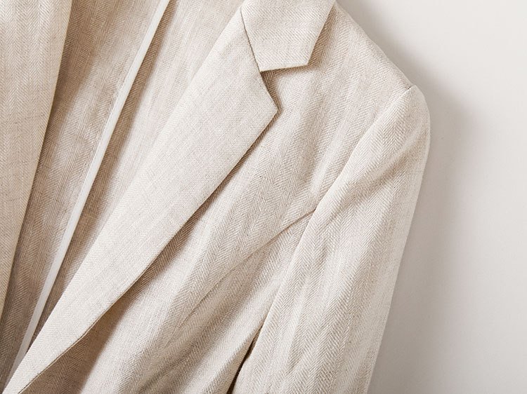 Áo Vest blaze nữ dáng lửng tay lỡ trẻ trung, chất vải Linen mềm mát, thích hợp Hè, Thu Bz11