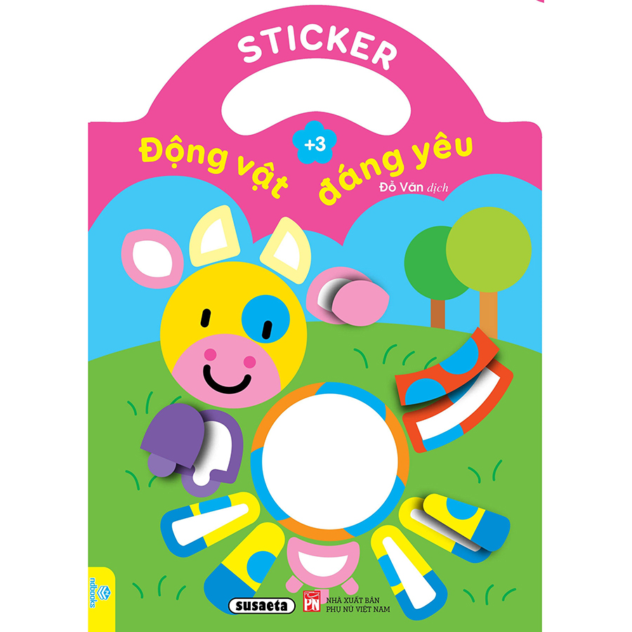 Combo 4 cuốn Sticker Động vật đáng yêu