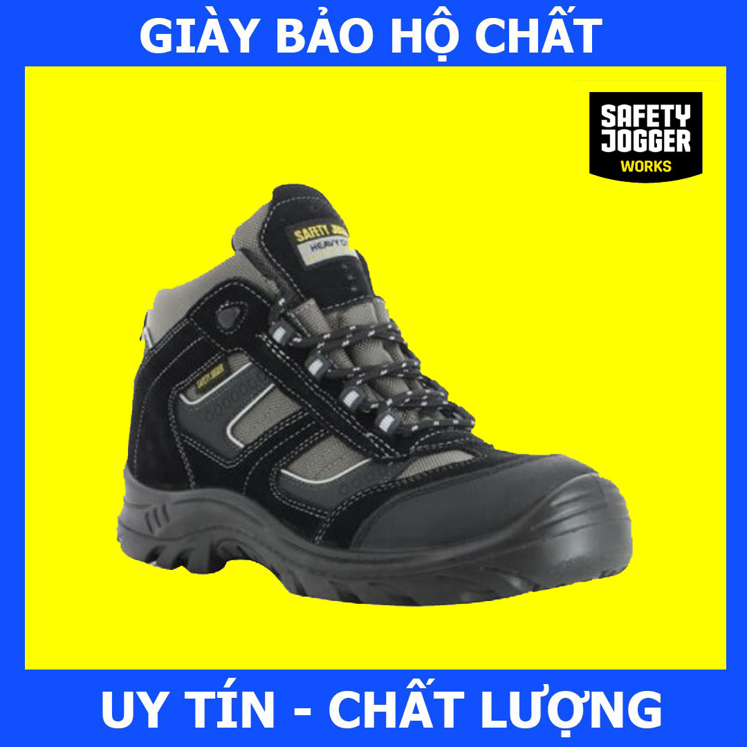 Hình ảnh [Hàng Chính Hãng] Giày Bảo Hộ Safety Jogger Climber, Chống Đâm Xuyên, Chống Va Đập, Chống Trơn Trượt