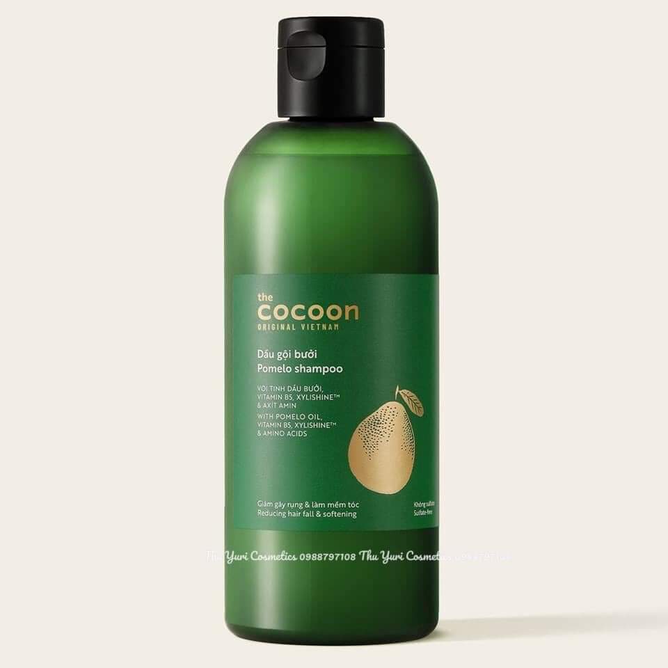 Combo dầu gội và dầu xả Cocoon ngăn rụng tóc giúp tóc mềm mượt 310ml - Thanh Mộc Hương Hà Tĩnh