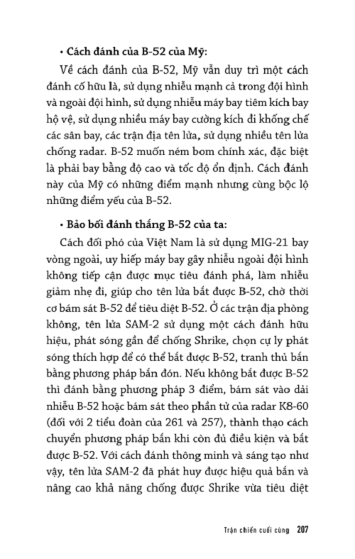 Tại Sao Việt Nam Đánh Thắng B-52? Những Chuyện Bây Giờ Mới Kể (In lần thứ 2)