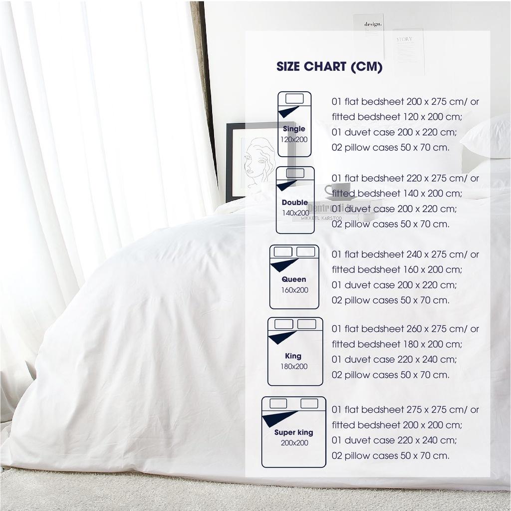 Bộ chăn ga Cotton Changmi Bedding chống nhăn, chống đổ lông - 4 món