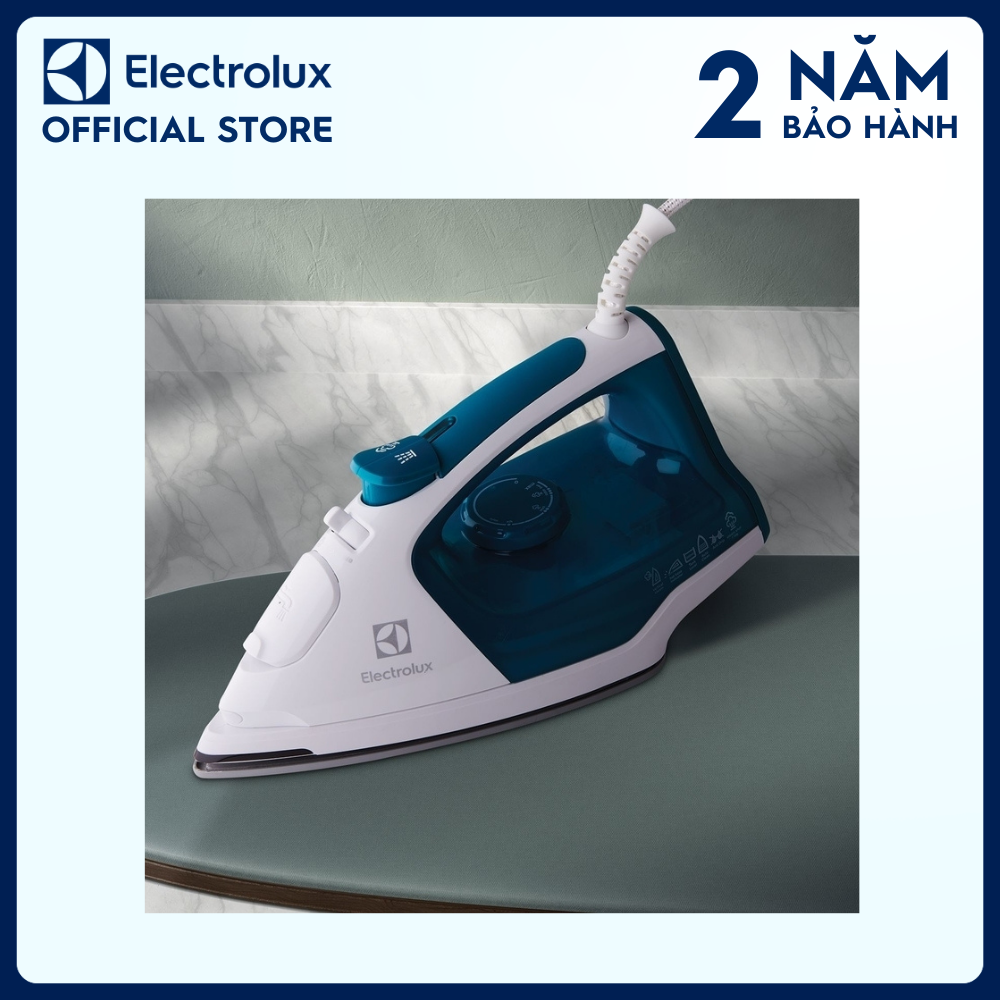 Bàn ủi hơi nước Electrolux ESI5126 - ủi phẳng và đều mọi nếp nhăn, tiếp cận các khu vực khó nhất, tính năng làm sạch tự động