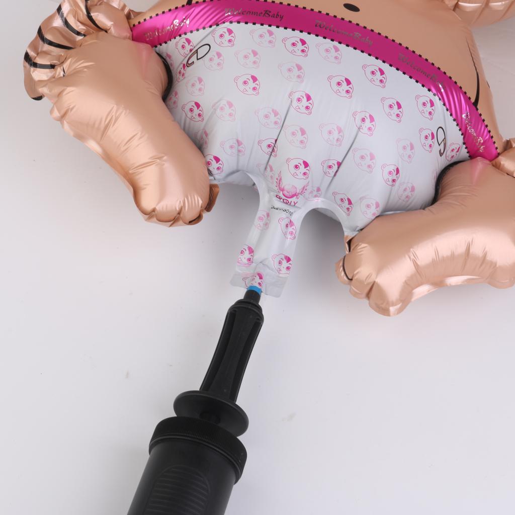 Aluminum Foil Baby Girl Shape Balloon for Baby Shower Christening Birthday