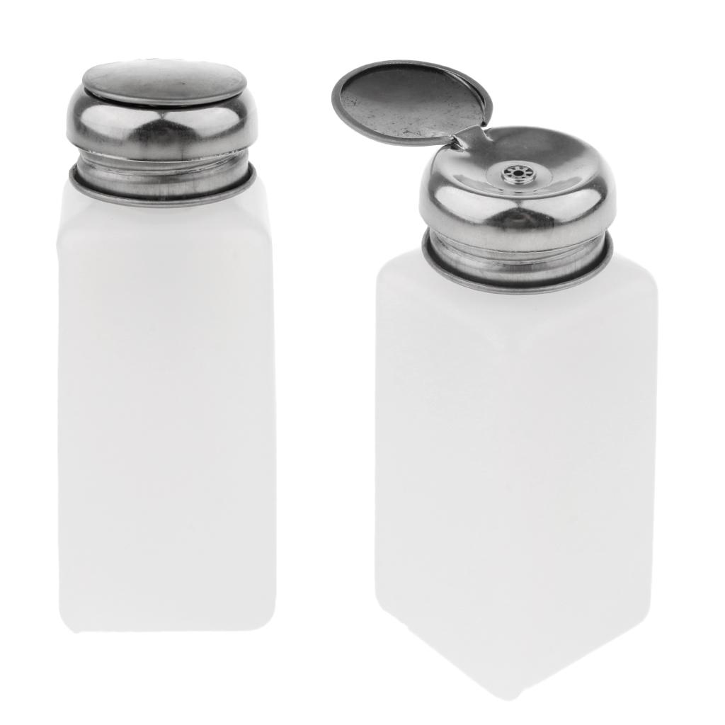 2 Cái Nail Nail Tẩy Bơm Bơm Quả Quả Báo Chí Chai Rỗng