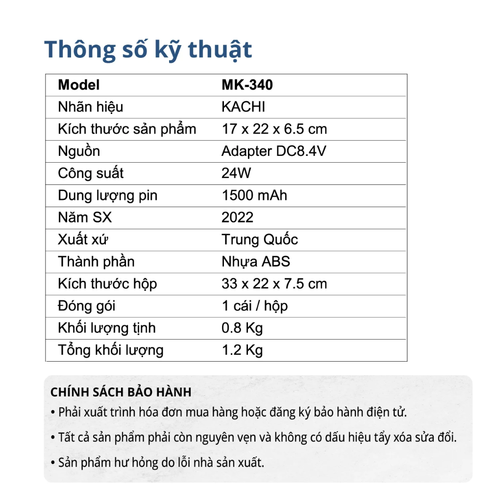 Máy massage trị liệu cầm tay không dây Kachi MK340 giảm đau nhức giảm căng cơ - Hỗ Trợ Mát Xa Chuyên Sâu, Giảm Đau Cơ, Cứng Khớp