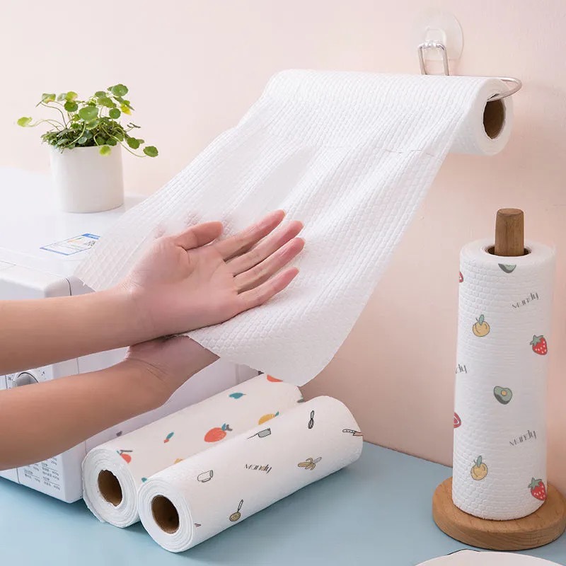 Khăn Giấy Lau Đa Năng Lau Bếp, Lau Tay Cuộn Tái Sử dụng
