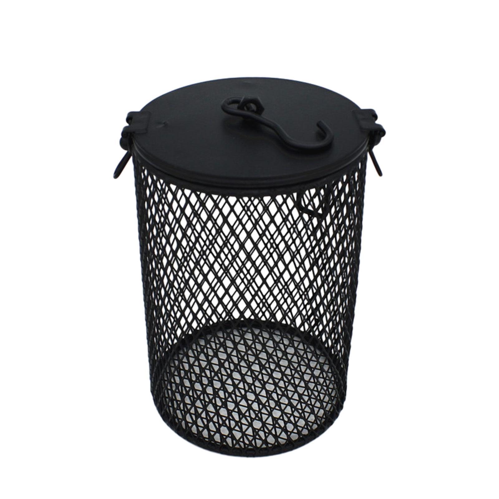 Reptile Heater Guard Reptile Lamp Cover Protection Reptile Lampshade Tortoise Iron Habitats Amphibian Turtle Heat Mesh Cage
