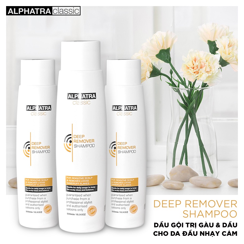 Dầu Gội Trị Gàu và Dầu - Deep Remover Shampoo - Alphatra Classic