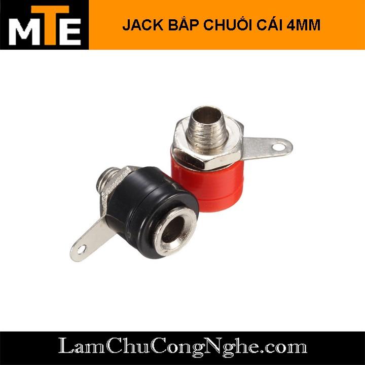 Cặp Jack bắp chuối 910MR 4mm Đực-Cái