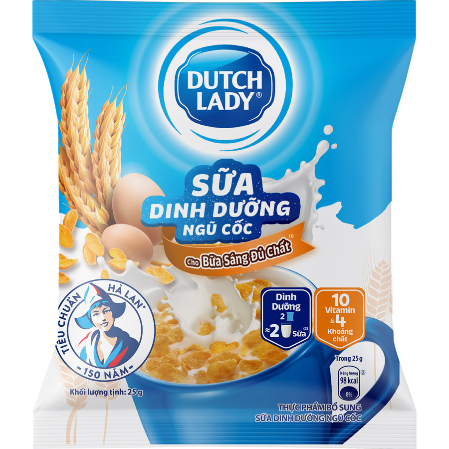 Thùng Sữa Dinh Dưỡng Ngũ Cốc Dutch Lady Cô Gái Hà Lan - Cho bữa sáng đủ chất