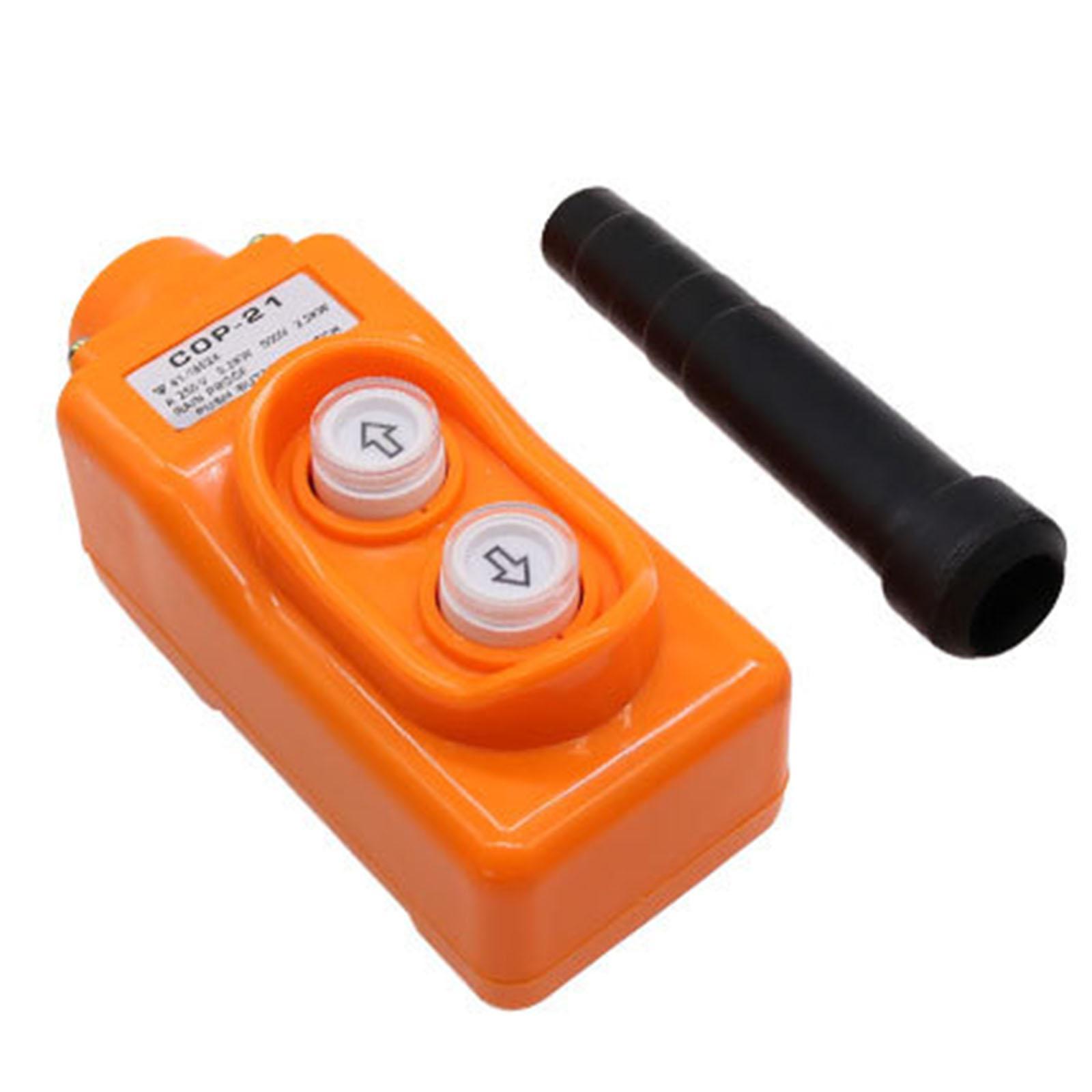 Crane Push Button Switch Rainproof, Durable Premium , Equipped with Rubber Cable Sheath