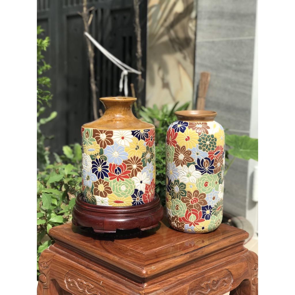 Bình Bách Hoa HN Gốm Sứ Nam bộ 01