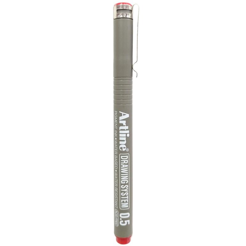 Bút Vẽ Kỹ Thuật 0.5 mm - Artline EK-235-RD - Màu Đỏ