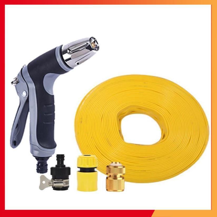 Bộ dây và vòi xịt rửa xe tưới cây tăng áp 3-5M 206817