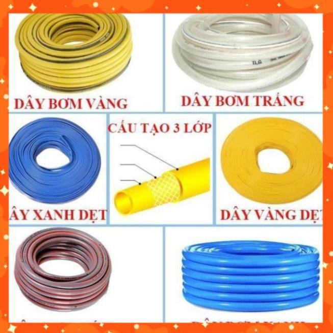 Vòi phun xịt rửa xe, tưới cây chuyên nghiệp 7-10m 206817 (cút đồng nối đồng)