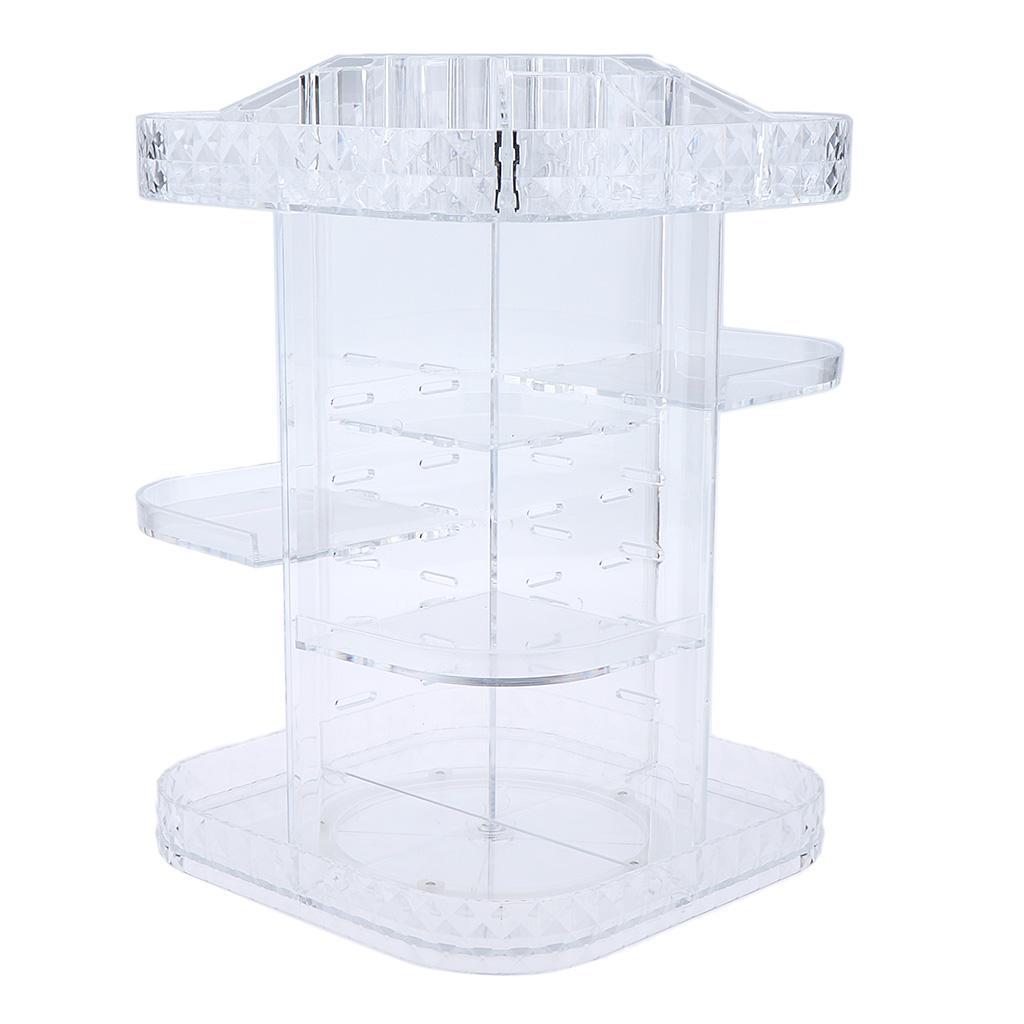 Cosmetic Display Case For Makeup Brushes Holder Eyeshadow Face Cream Lotions