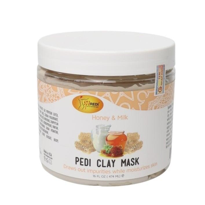 Măt nạ đất sét Pedi Clay Mask mùi Sữa Mật Ong 474 ml