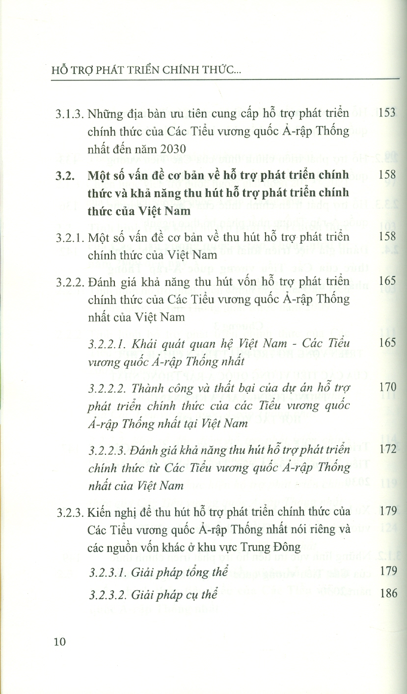 Hỗ Trợ Phát Triển Chính Thức Của Các Tiểu Vương Quốc Ả-Rập Thống Nhất Và Khả Năng Hợp Tác Với Việt Nam (Sách chuyên khảo) - Đỗ Đức Hiệp (Chủ biên)