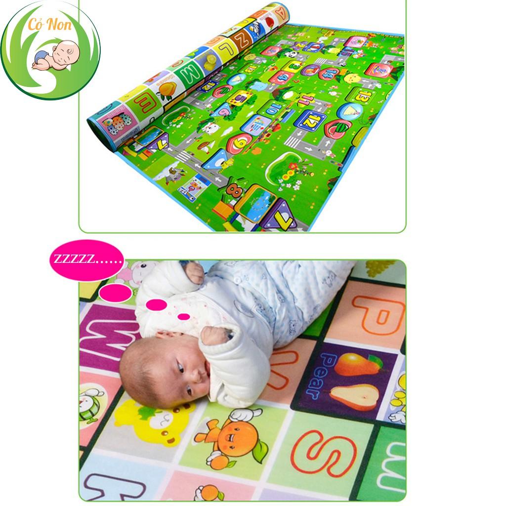 Thảm xốp Maboshi, thảm chơi 2 mặt cho bé