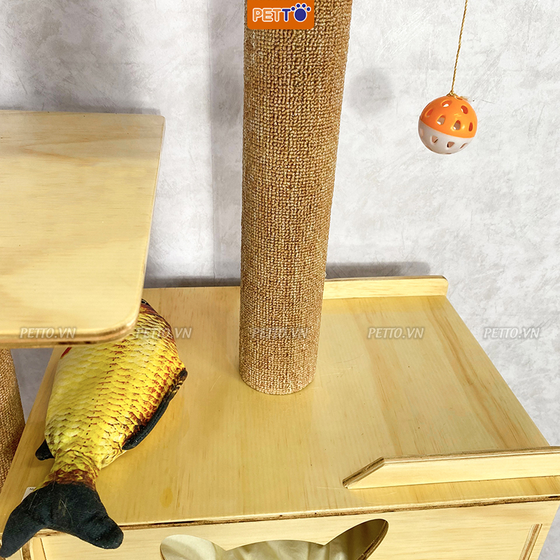 Nhà Cây Cho mèo 2 Tầng Độc Đáo CH005
