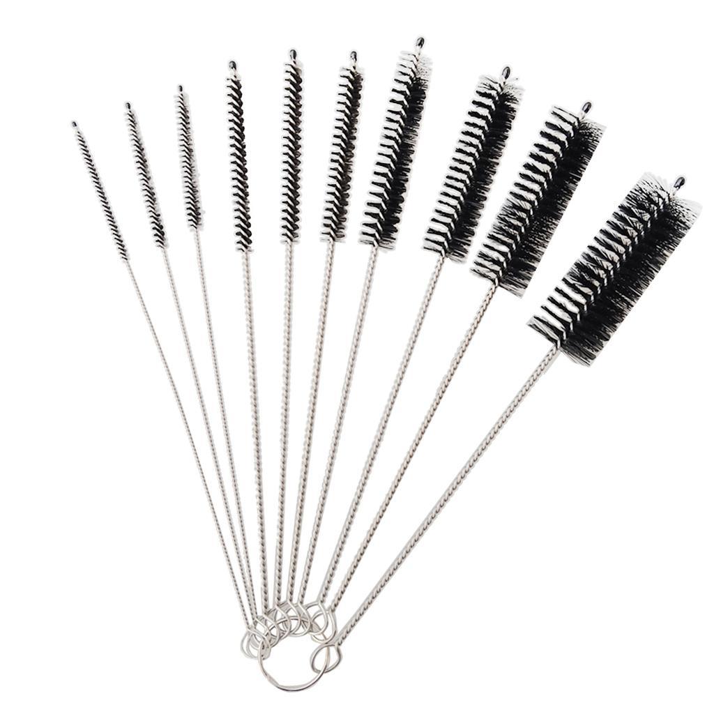 20pcs 20cm Abrasive Wire Brush Pipe Tube Cleaning Brush for Bottles,Test Tubes