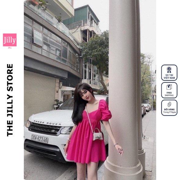 Đầm babydoll bigsize (55-90kg) siêu cưng đi chơi tiệc tùng du lịch đều được - Hồng