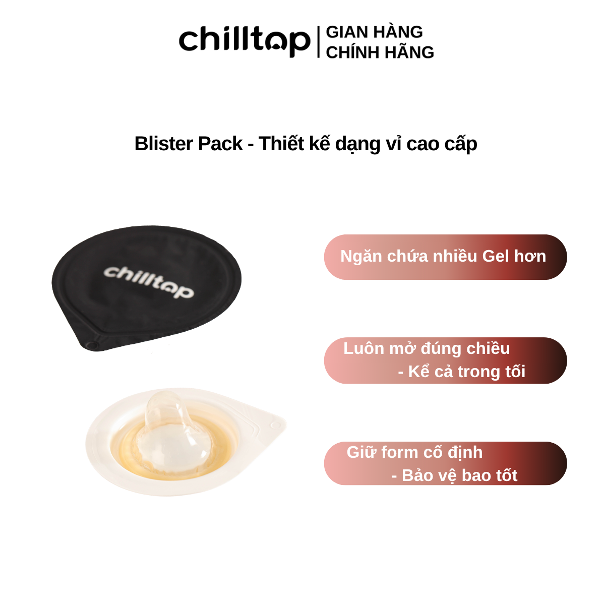 Bao cao su Gân Gai Chilltop Pleasure Dots Hộp 10 Bao
