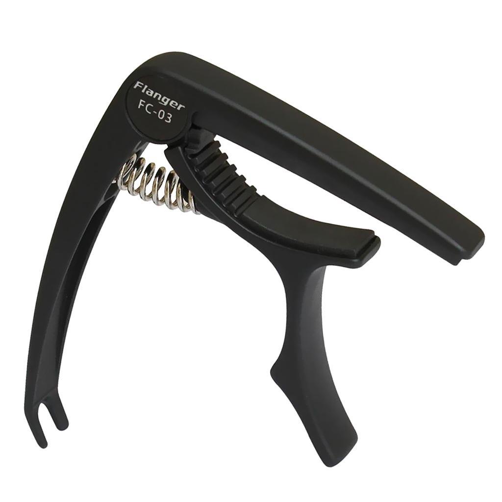 Tune Quick Change Capo Key Clamp&24pcs Picks For Acoustic Electric Guitar