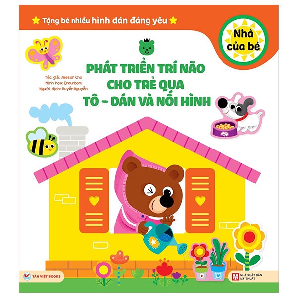 Phát Triển Trí Não Cho Trẻ Qua Tô - Dán Và Nối Hình - Nhà Của Bé