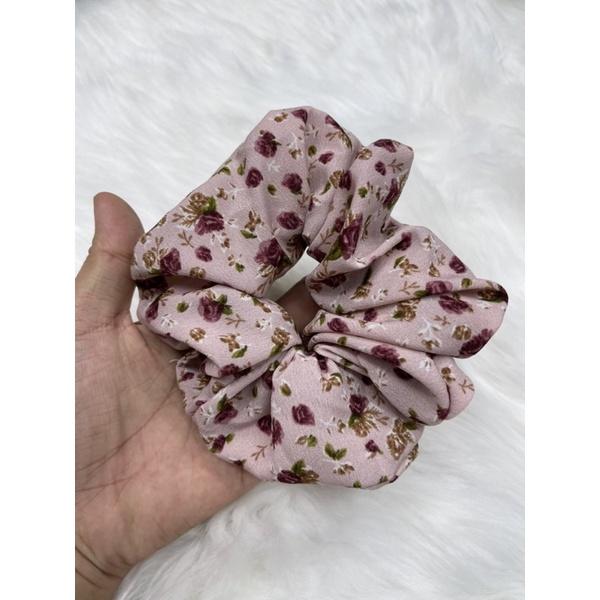 Dây Cột Tóc Srunchies Hoa Nhí Dễ Thương