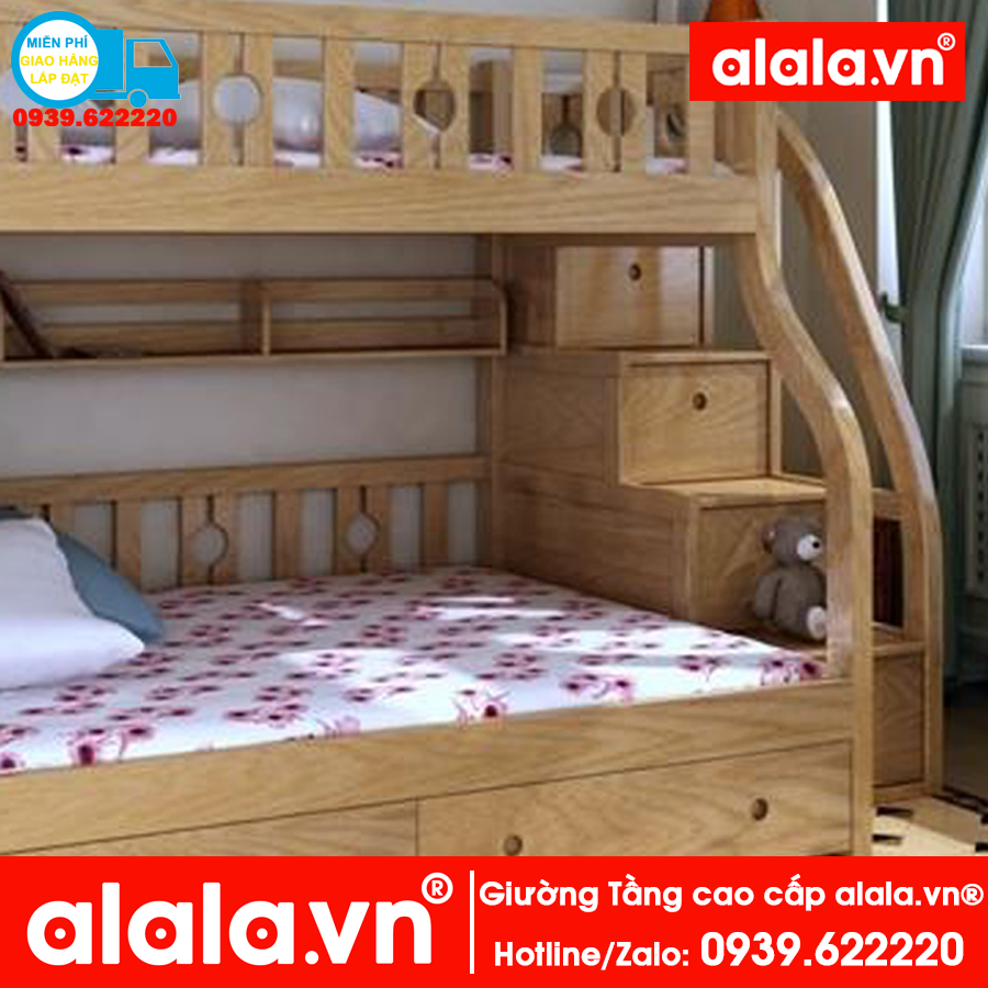 Giường tầng ALALA114 cao cấp - Thương hiệu alala.vn - Za.lo: 0939.622220