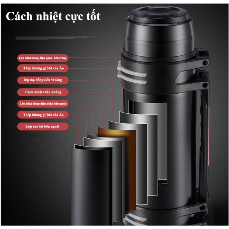 Nồi du lịch chân không THERMOS CUP 2000ml Cao Cấp