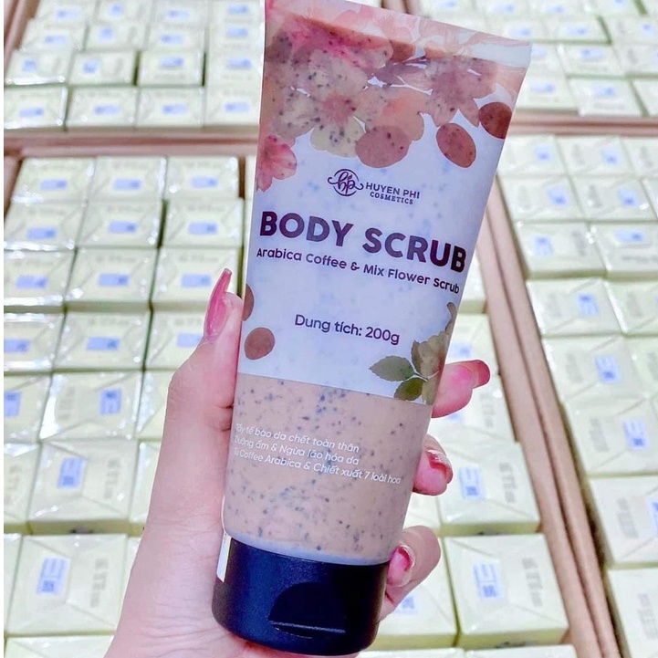 Tẩy Tế Bào Chết Huyền Phi BODY SCRUB giúp làm sạch sáng da, kích thích tái tạo da