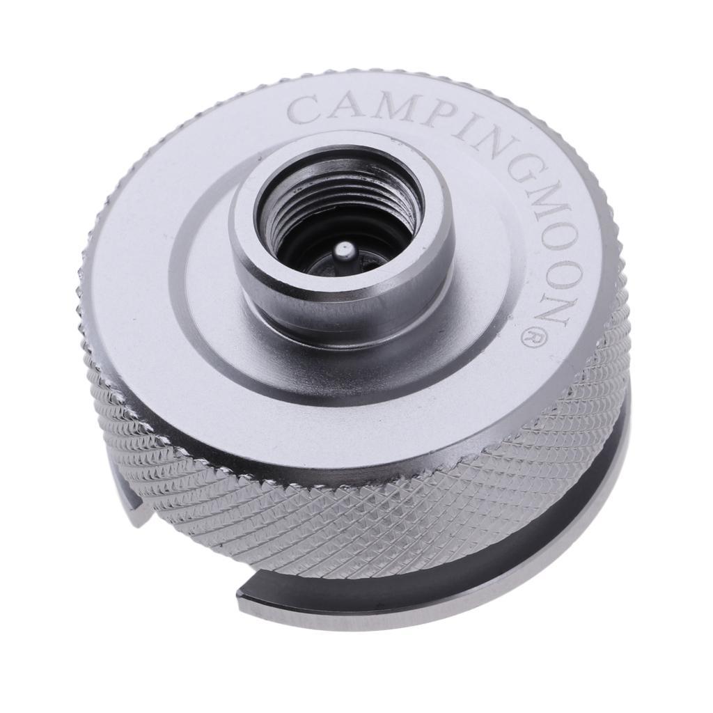 Outdoor Gas Tank Propane Refill Adapter Aluminum Alloy Gas Stove Connector for Outdoor Picnic BBQ Garden Party