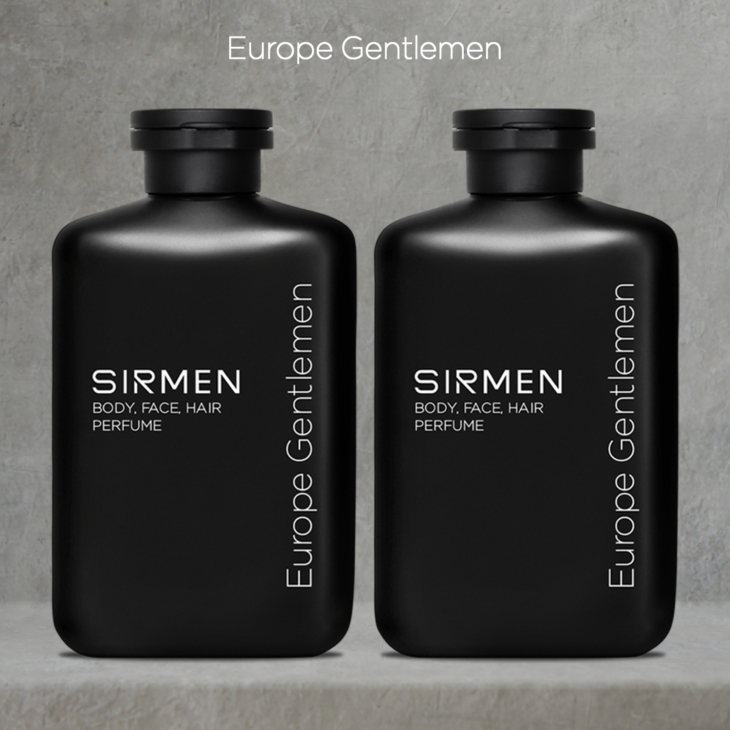 Combo MILAN EUROPE Gồm 02 sữa tắm gội nam 4 in 1 hương nước hoa châu Âu SIRMEN Europe Gentlemen cao cấp 350g công nghệ EU-Nano