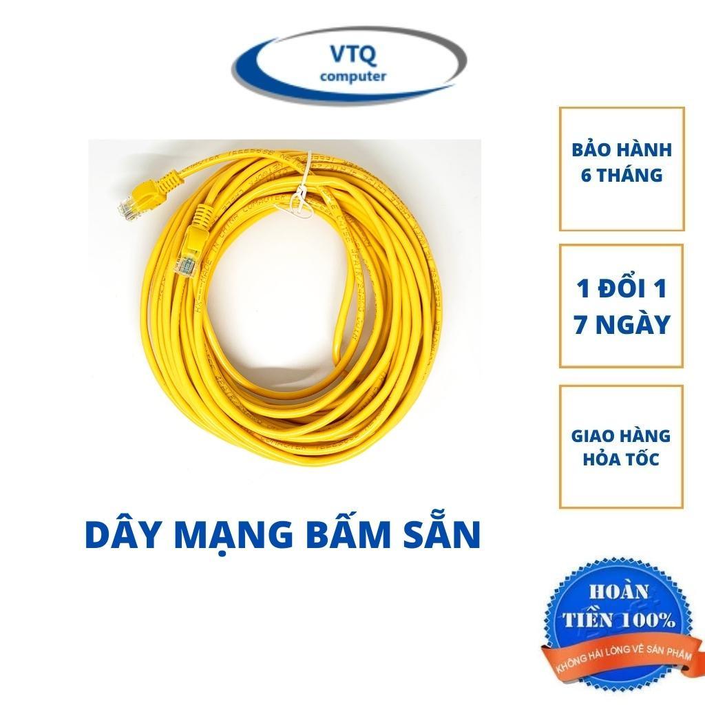 Dây mạng bấm Sẵn 2 đầu 30m 35m 40m 45m 50m - Dây Cáp mạng lan đúc sẵn