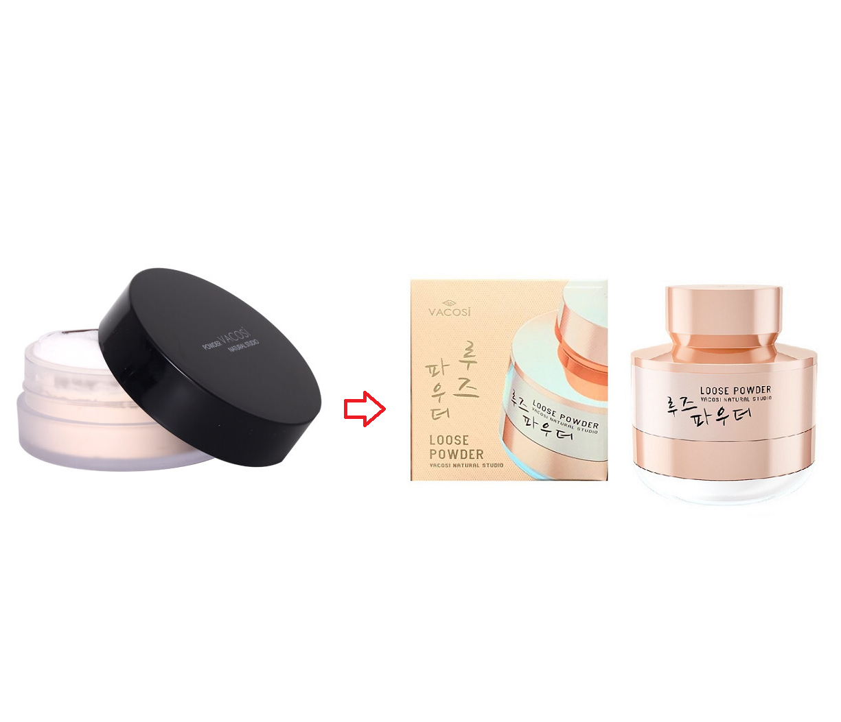 Phấn Phủ Dạng Bột Vacosi Loose Powder Natural Studio 10g