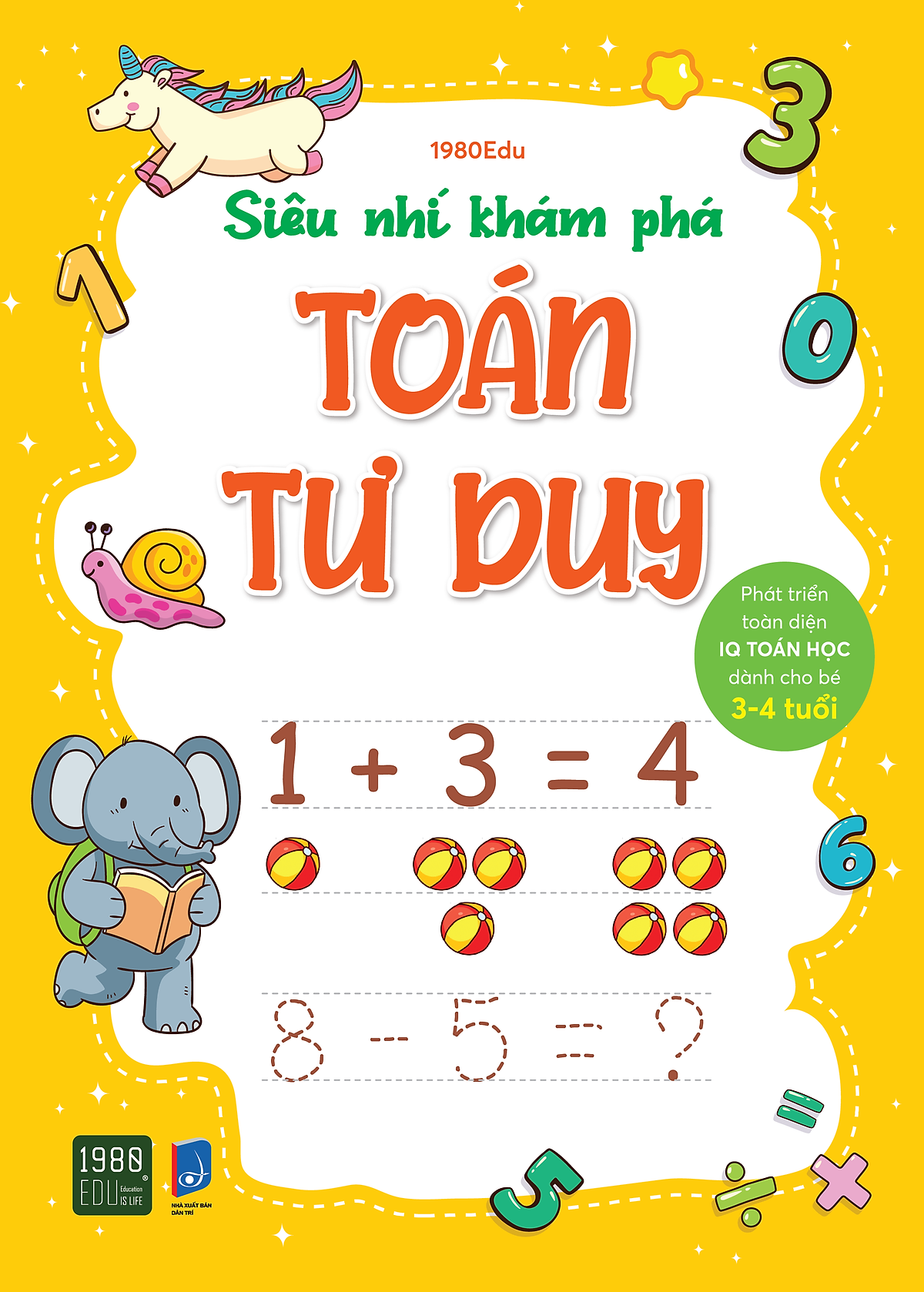 Siêu nhí - Khám phá Toán tư duy - 1 (3-4 Tuổi) - Bản Quyền