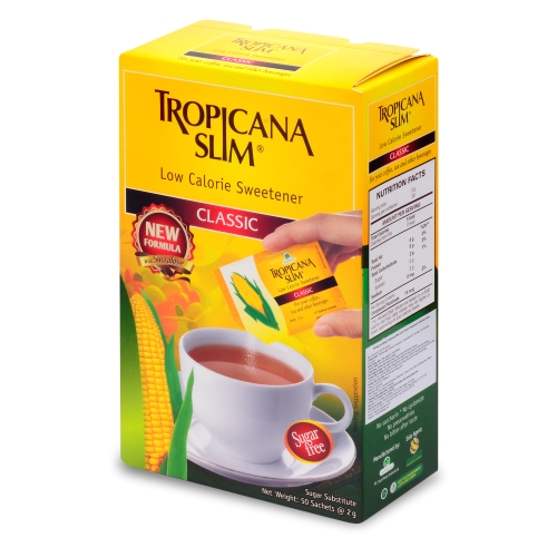 Combo 12 Hộp Đường Ăn Kiêng Tropicana Slim Low Calorie Sweetener Classic (50  x 2g)