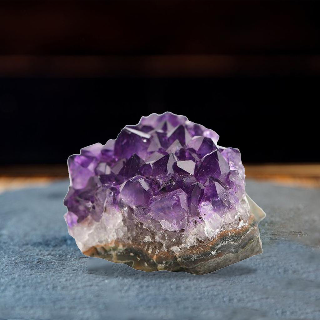 Unique Natural Amethyst Rock Mineral Uruguay for Spiritual Meditation Decor