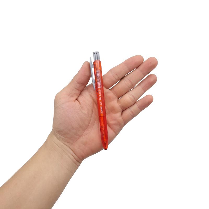 Bút Bi Bấm Safeclick 0.6 mm - Faster BP-CX-336 - Màu Đỏ