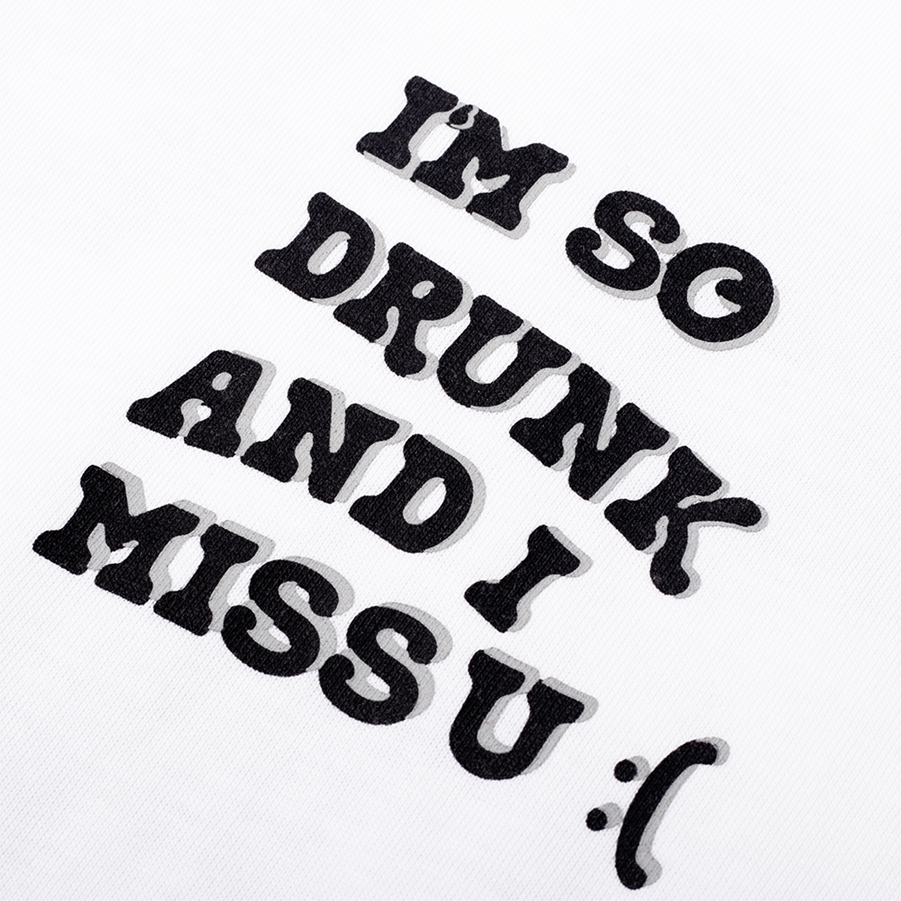 DirtyCoins Áo thun I'm So Drunk T-shirt - White