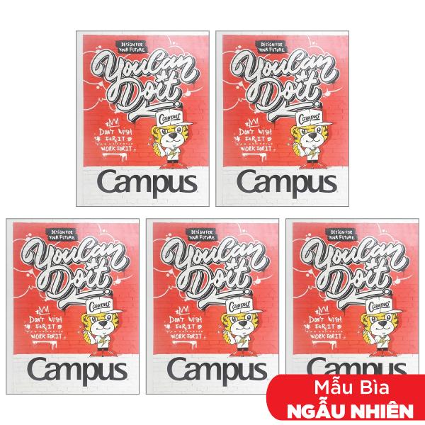Combo 5 Tập Street A5 4 Ly Ngang 96 Trang ĐL 70g/m2 - Campus NB-ASTR96 (Mẫu Màu Giao Ngẫu Nhiên)