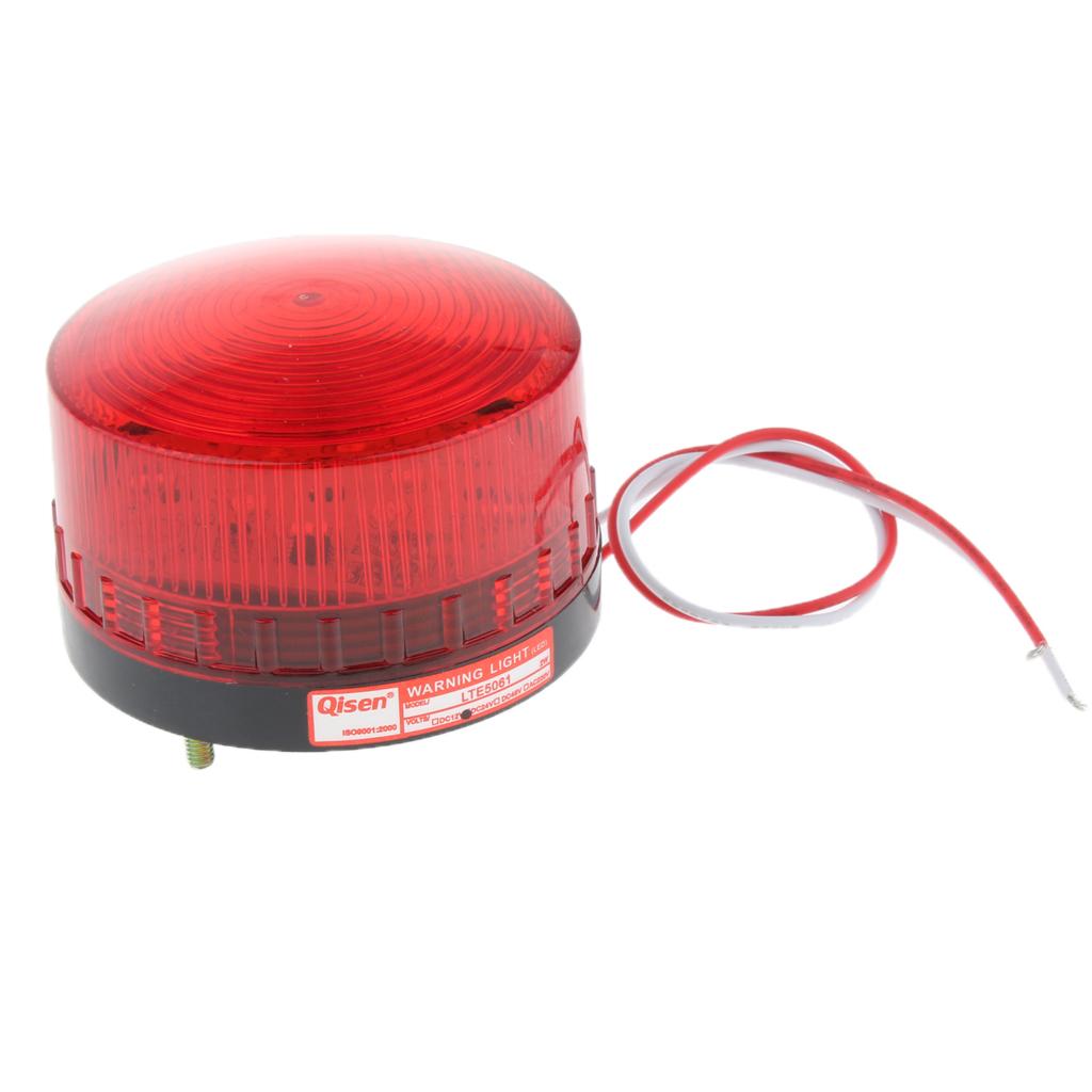 24V Luôn Cảnh Báo Tín Hiệu Tròn Đèn Hiệu Ngành Công Nghiệp Đèn Nhà Xưởng Đỏ