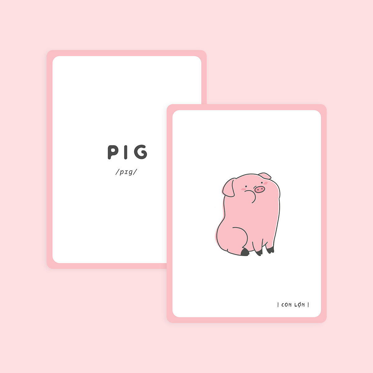 Flashcards Tiếng Anh theo chủ đề cho trẻ 0 - 6 tuổi